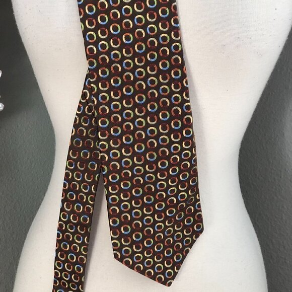 Murano Collezione Hand Tailored Embroidered Silk Necktie - Picture 4 of 6